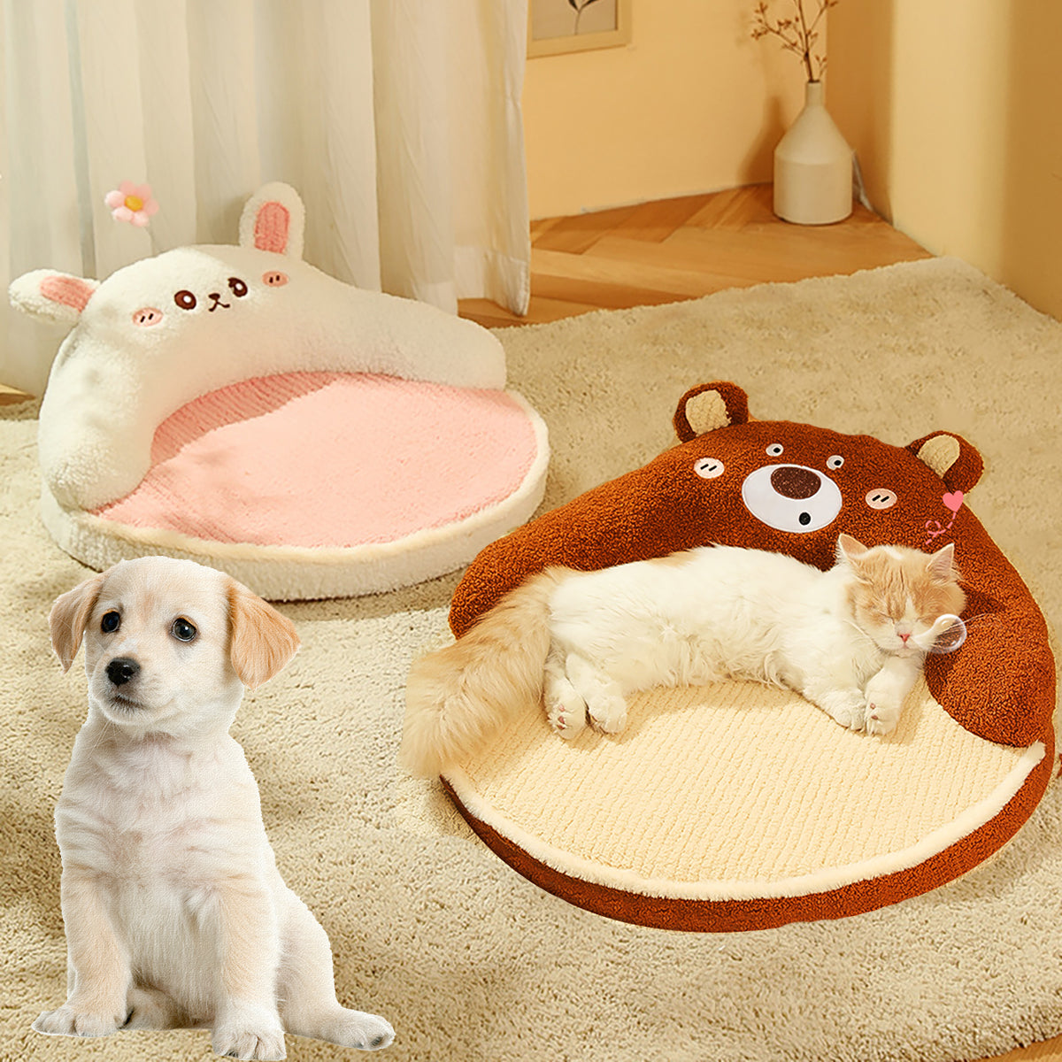 HOOPET Pet Pad Cushion, Durable and Removable Pet Mat