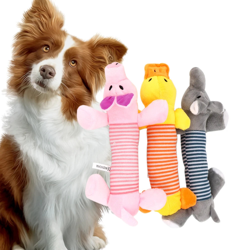 Funny Fleece Plush Squeak Toys Fit for All Pets