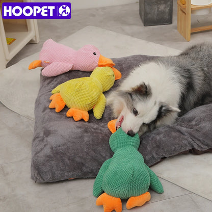 Hoopet Duck Chew Toy - Interactive Dog Sleeping Toy