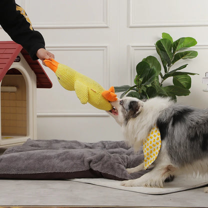 Hoopet Duck Chew Toy - Interactive Dog Sleeping Toy