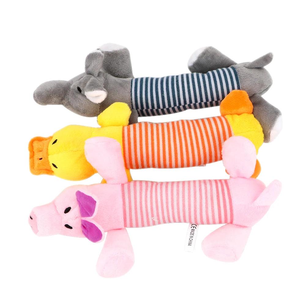 Funny Fleece Plush Squeak Toys Fit for All Pets