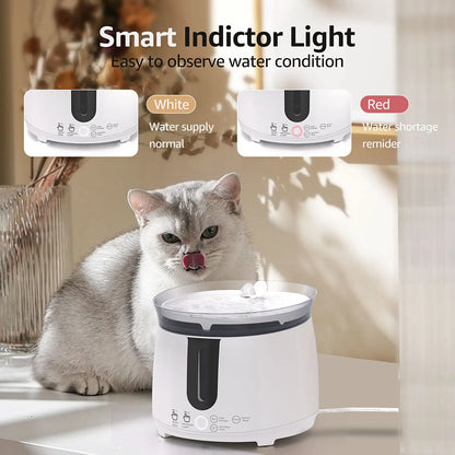 Cat Automatic Water Fountain - Wireless Pump, App Control