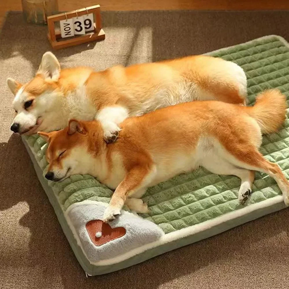 Plaid Dog Bed - Luxury Sofa for Pets