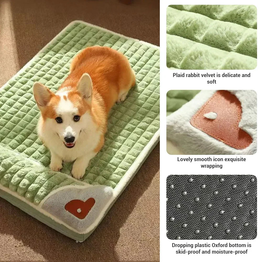 Plaid Dog Bed - Luxury Sofa for Pets