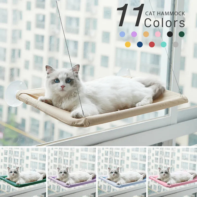 Cozy Cat Hammock: Sunny Window Seat Cat Bed