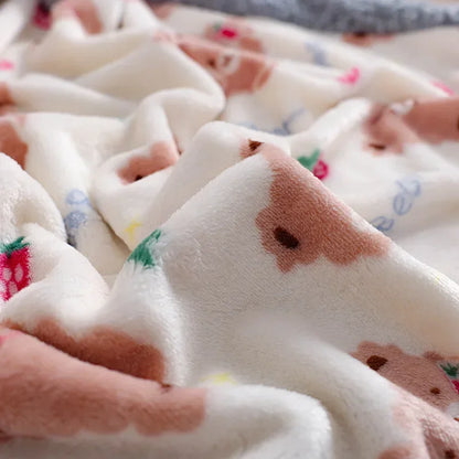 Cozy Pet Blanket: Soft Cotton Sleep Pad