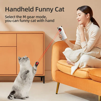 ROJECO Interactive LED Laser Cat Toy: Smart Teaser