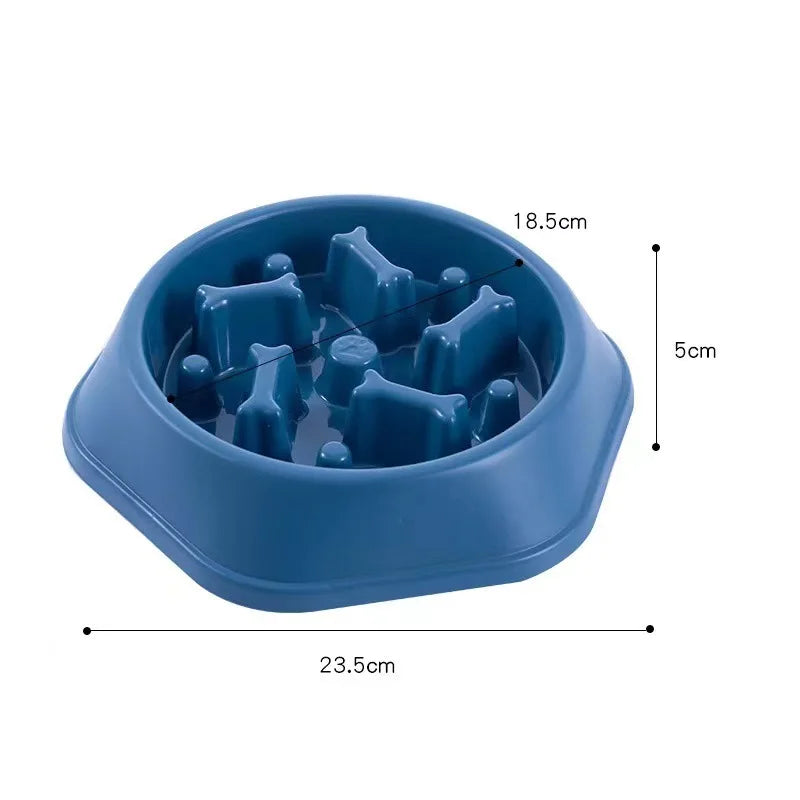 Pet Slow Food Bowl - Choke-proof & Non-slip