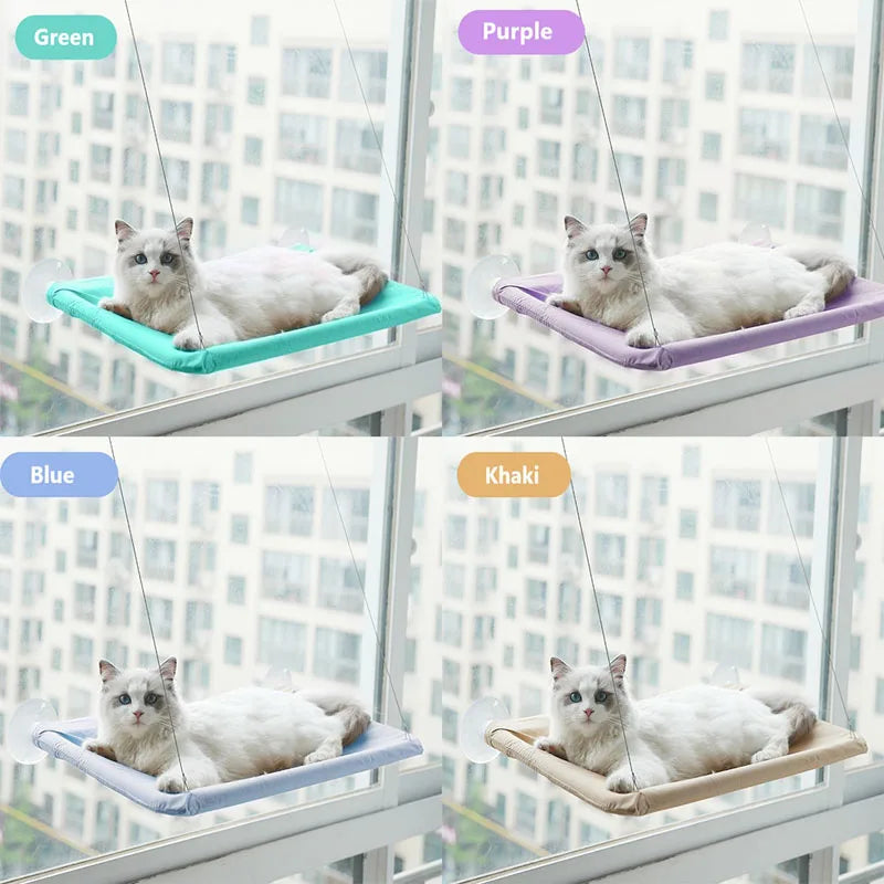 Cozy Cat Hammock: Sunny Window Seat Cat Bed