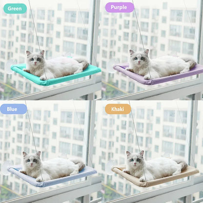 Cozy Cat Hammock: Sunny Window Seat Cat Bed