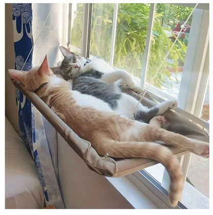 Cozy Cat Hammock: Sunny Window Seat Cat Bed