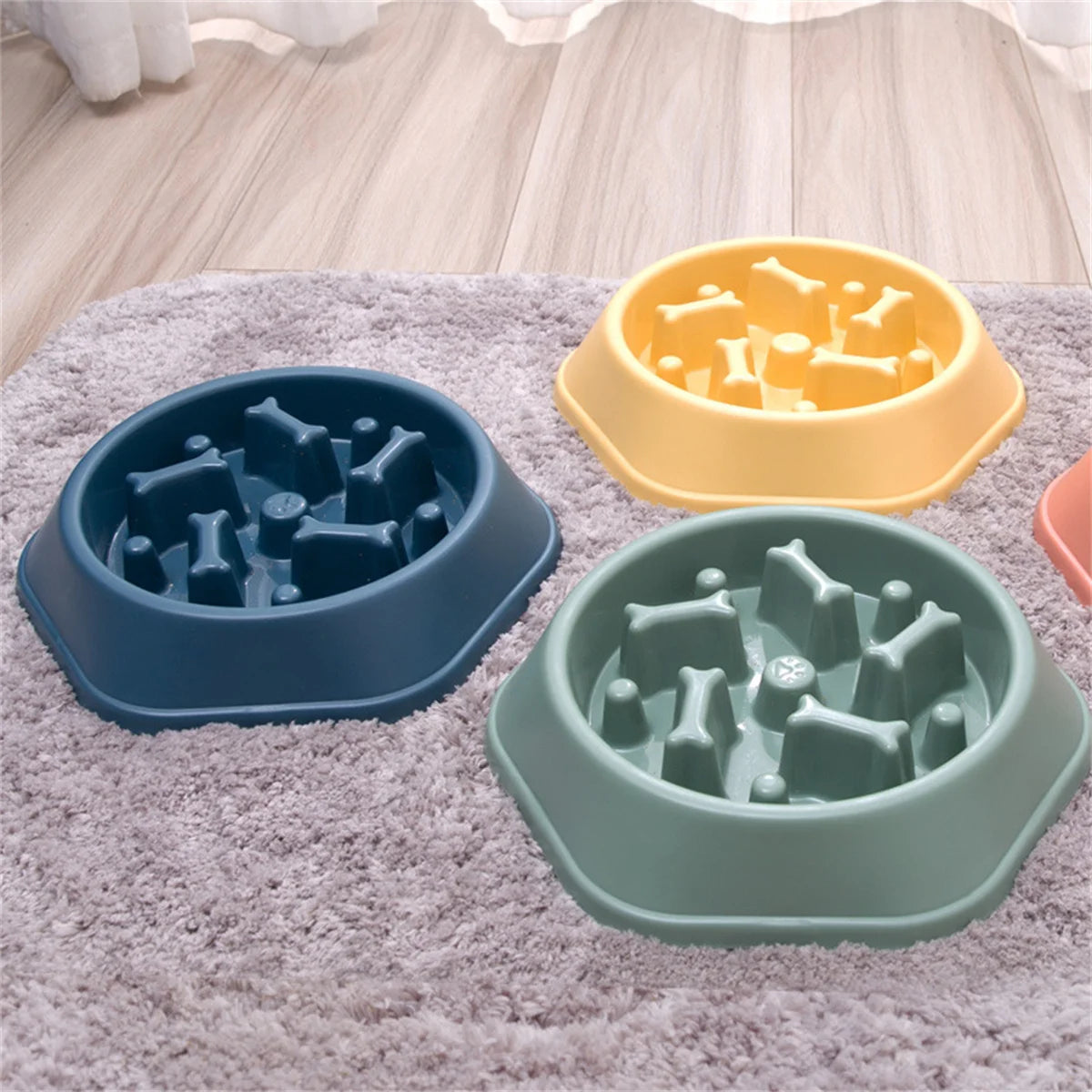 Pet Slow Food Bowl - Choke-proof & Non-slip