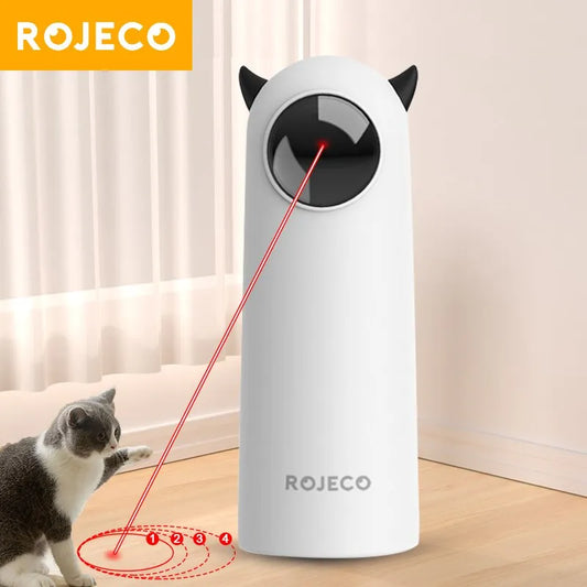 ROJECO Interactive LED Laser Cat Toy: Smart Teaser