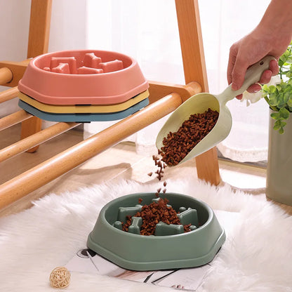 Pet Slow Food Bowl - Choke-proof & Non-slip