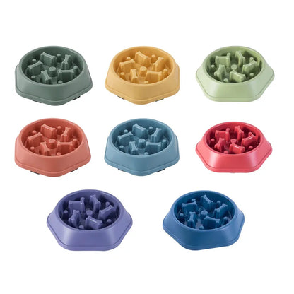 Pet Slow Food Bowl - Choke-proof & Non-slip